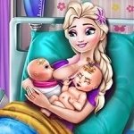 Постер игры Рождение Близнецов Ледяной Королевы